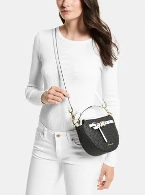 Emilia Medium Logo Shoulder Bag