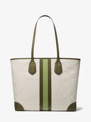 Eva Large Logo Stripe Tote Bag | 55974