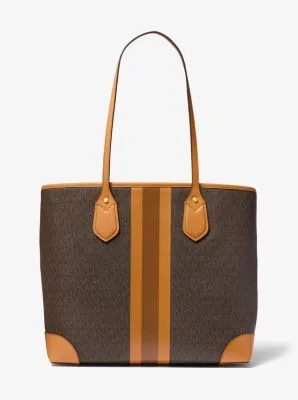 Eva Large Logo Stripe Tote Bag | 55974