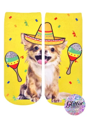 Fiesta Chihuahua Ankle Socks