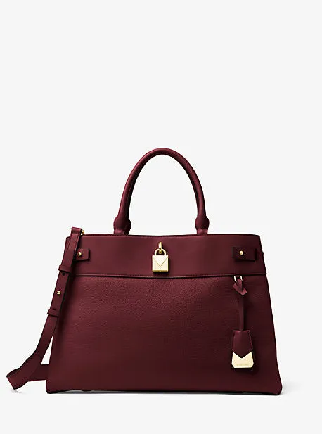 Gramercy Large Leather Satchel