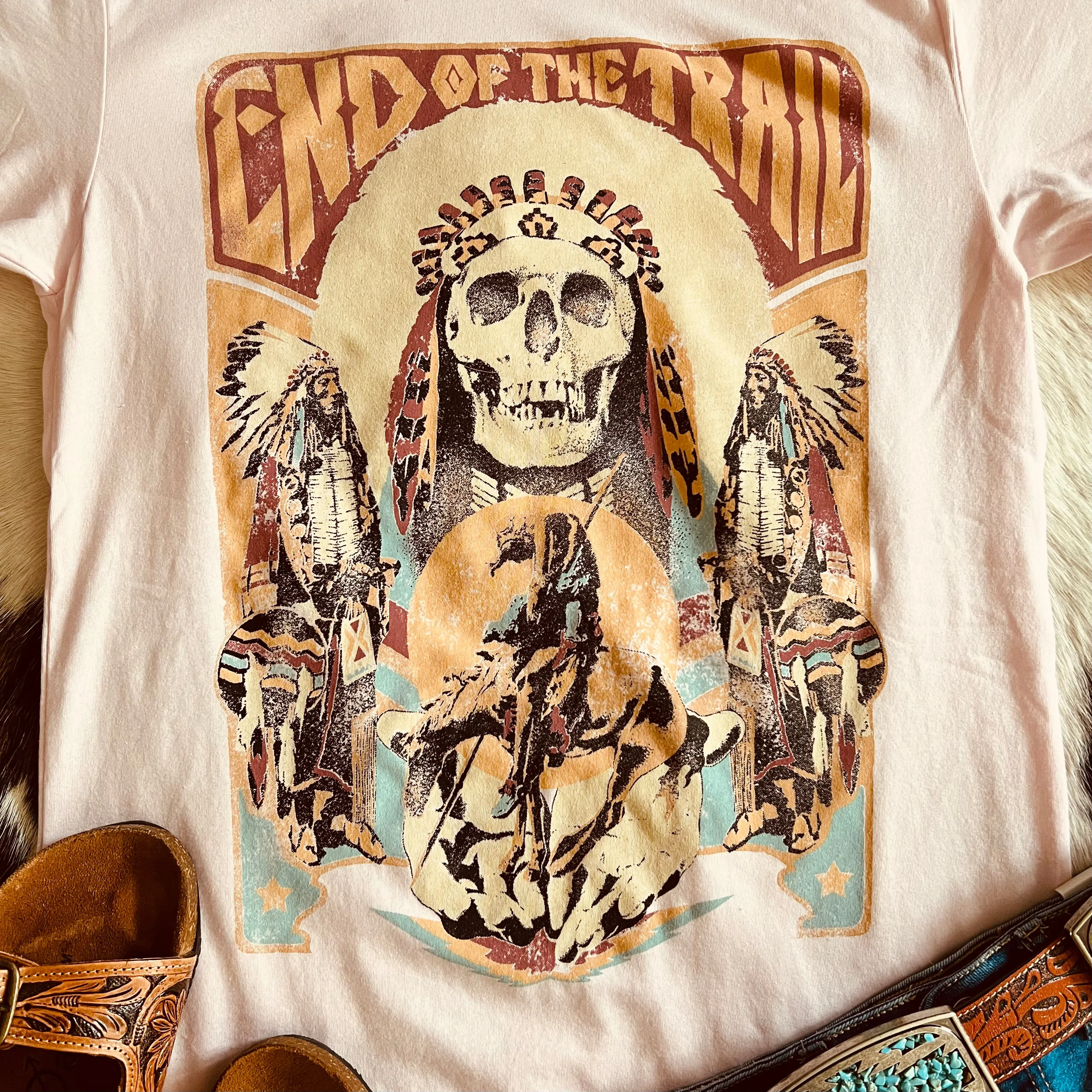 Hand Drawn End Of The Trail Tee