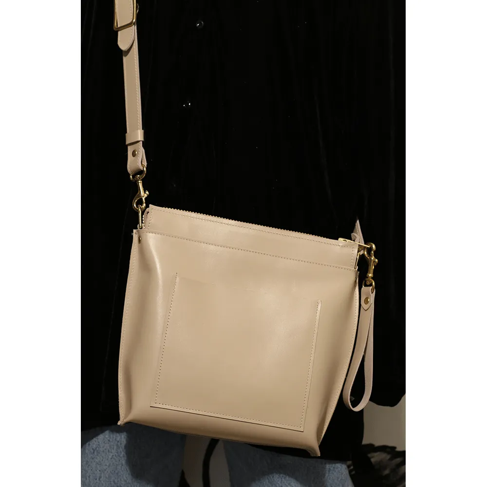 Huston Crossbody in Parchment