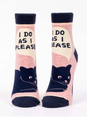 I Do As I Please W-Ankle Socks