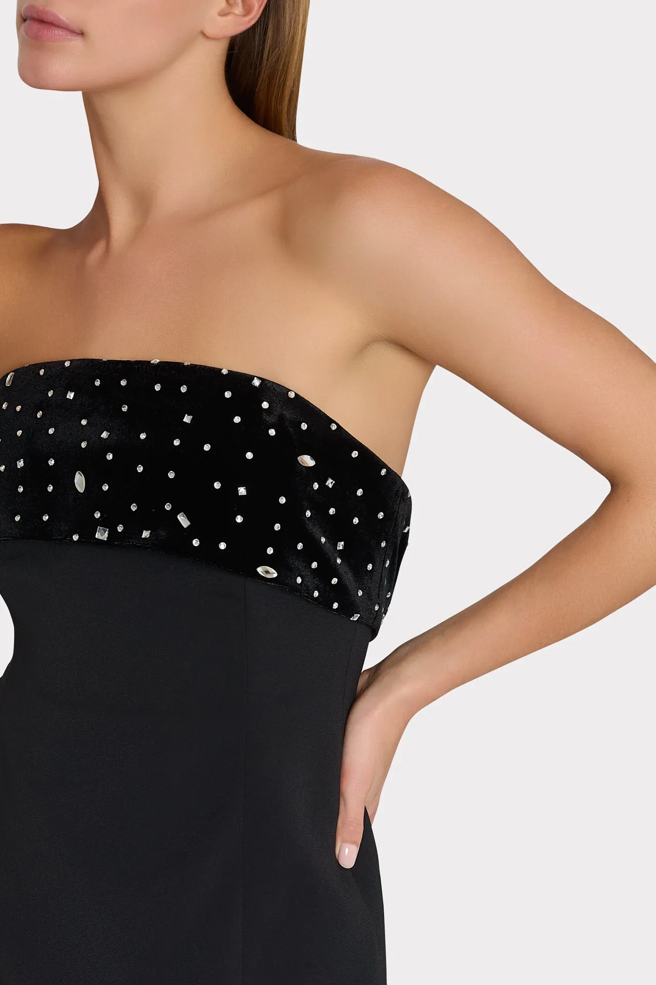 Indy Crystal Embellished Mini Dress