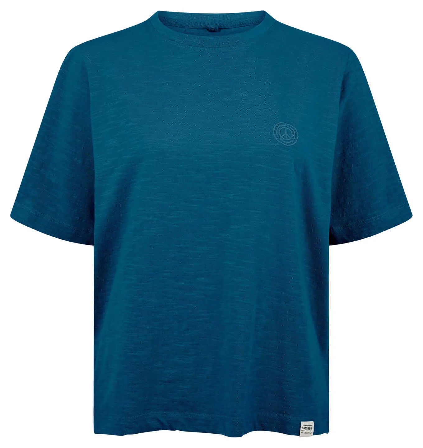 INGA Tee - Organic Cotton Teal Blue