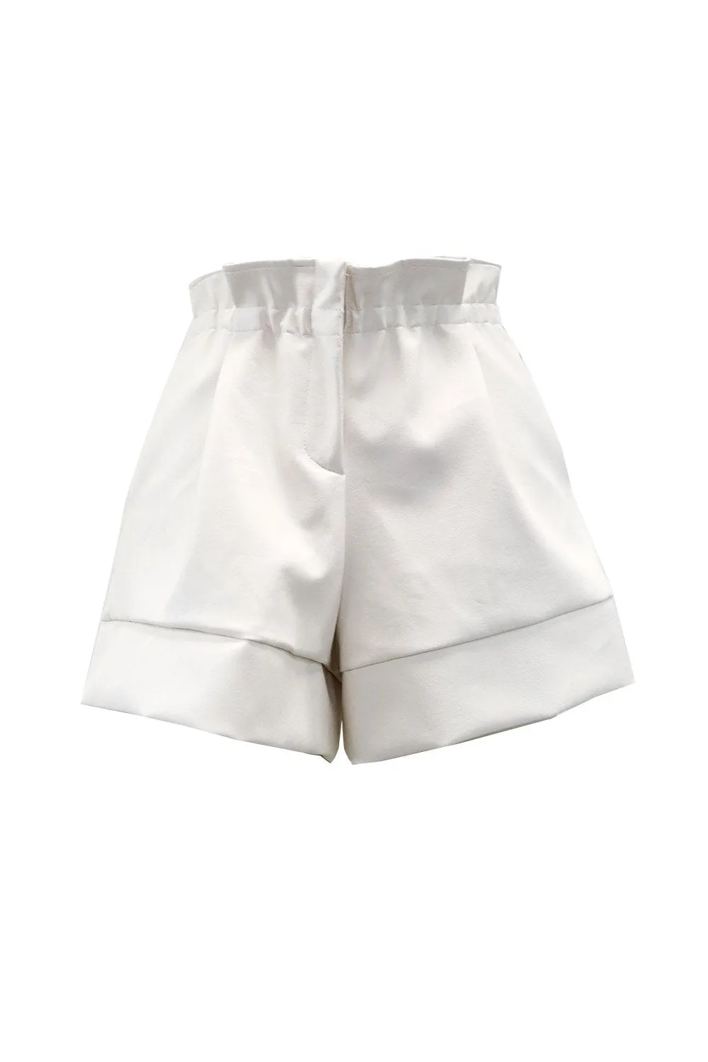 Iris Paperbag Waist Pleather Shorts