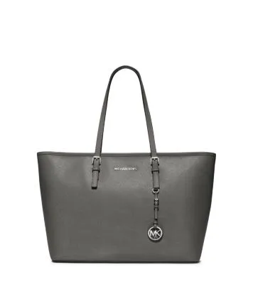 Jet Set Medium Saffiano Leather Top-Zip Tote Bag