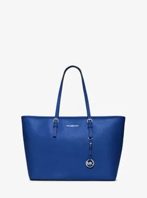 Jet Set Medium Saffiano Leather Top-Zip Tote Bag