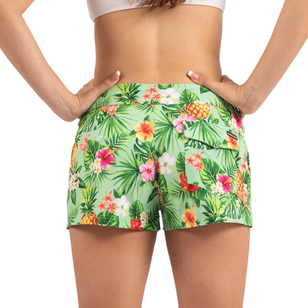 Keep it Tropical Boardshort 2" inseam 4-way stretch