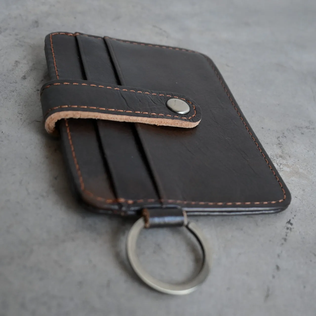 Keys And All Leather Wallet Keyring