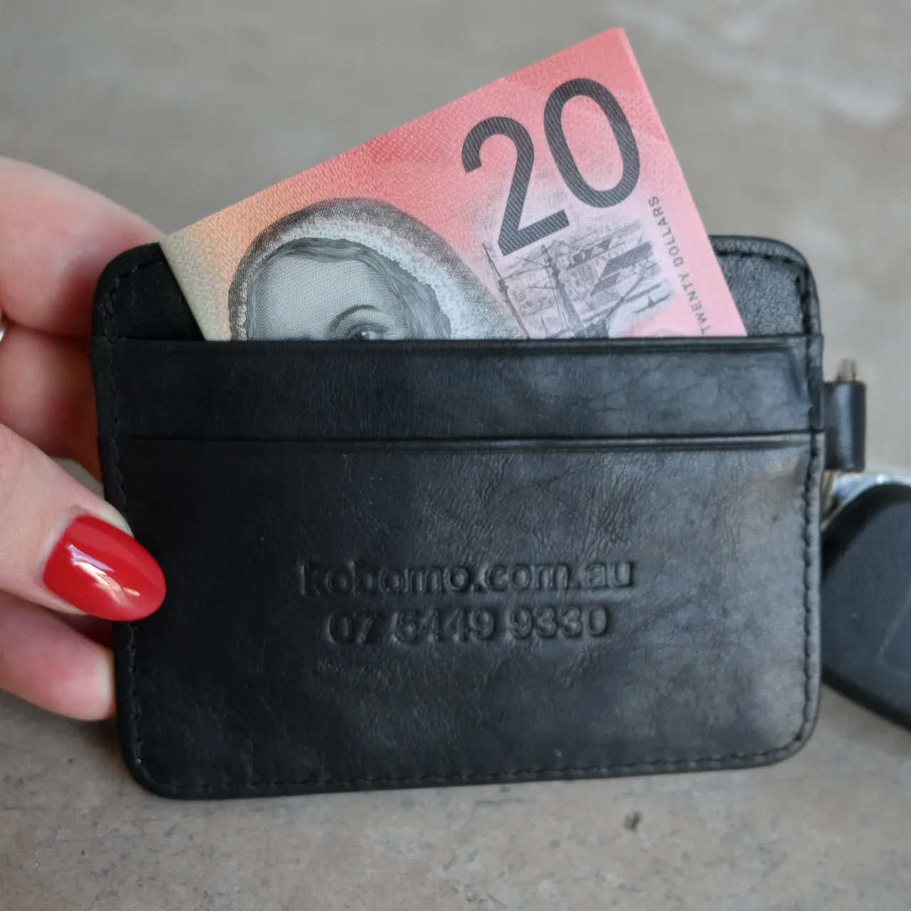 Keys And All Leather Wallet Keyring