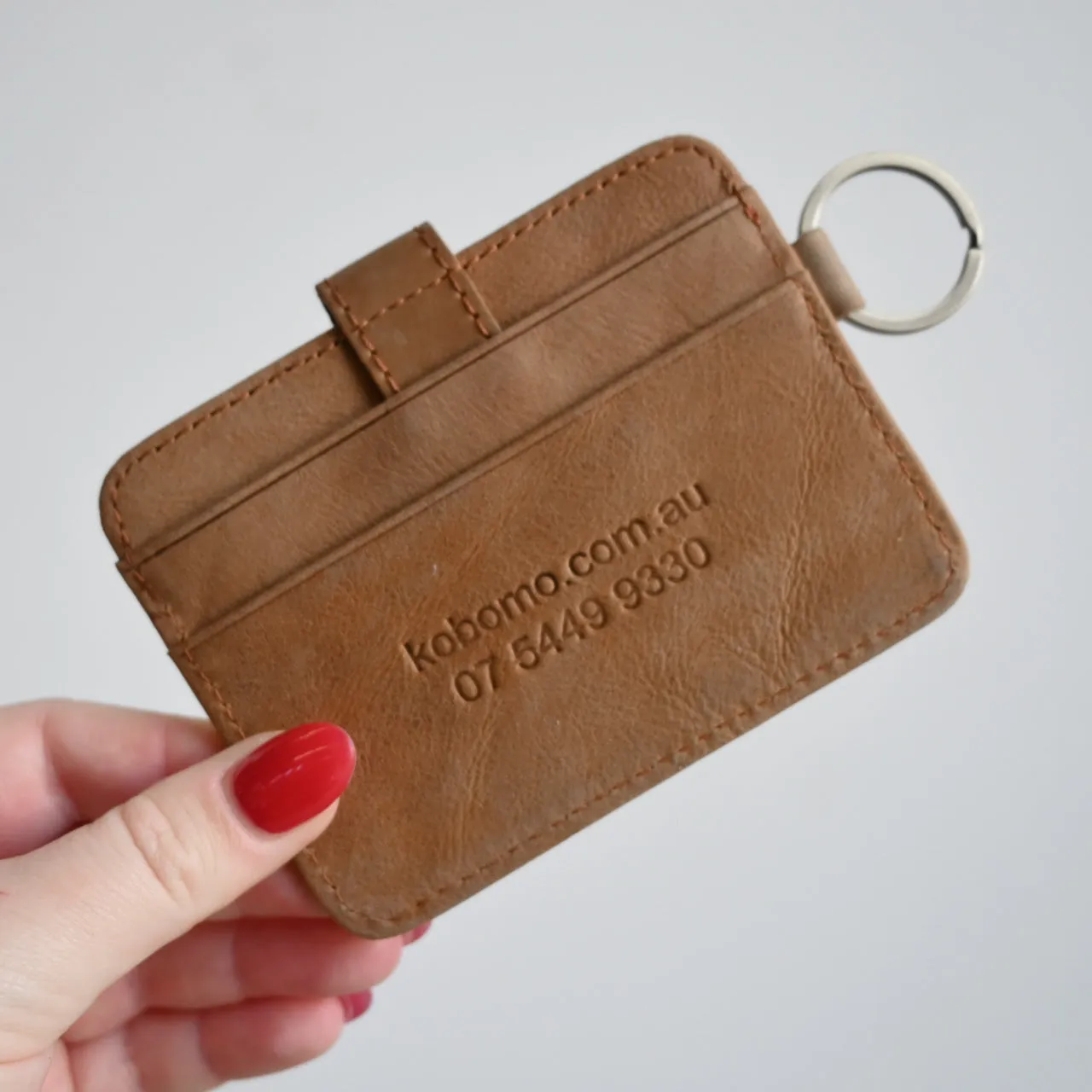 Keys And All Leather Wallet Keyring