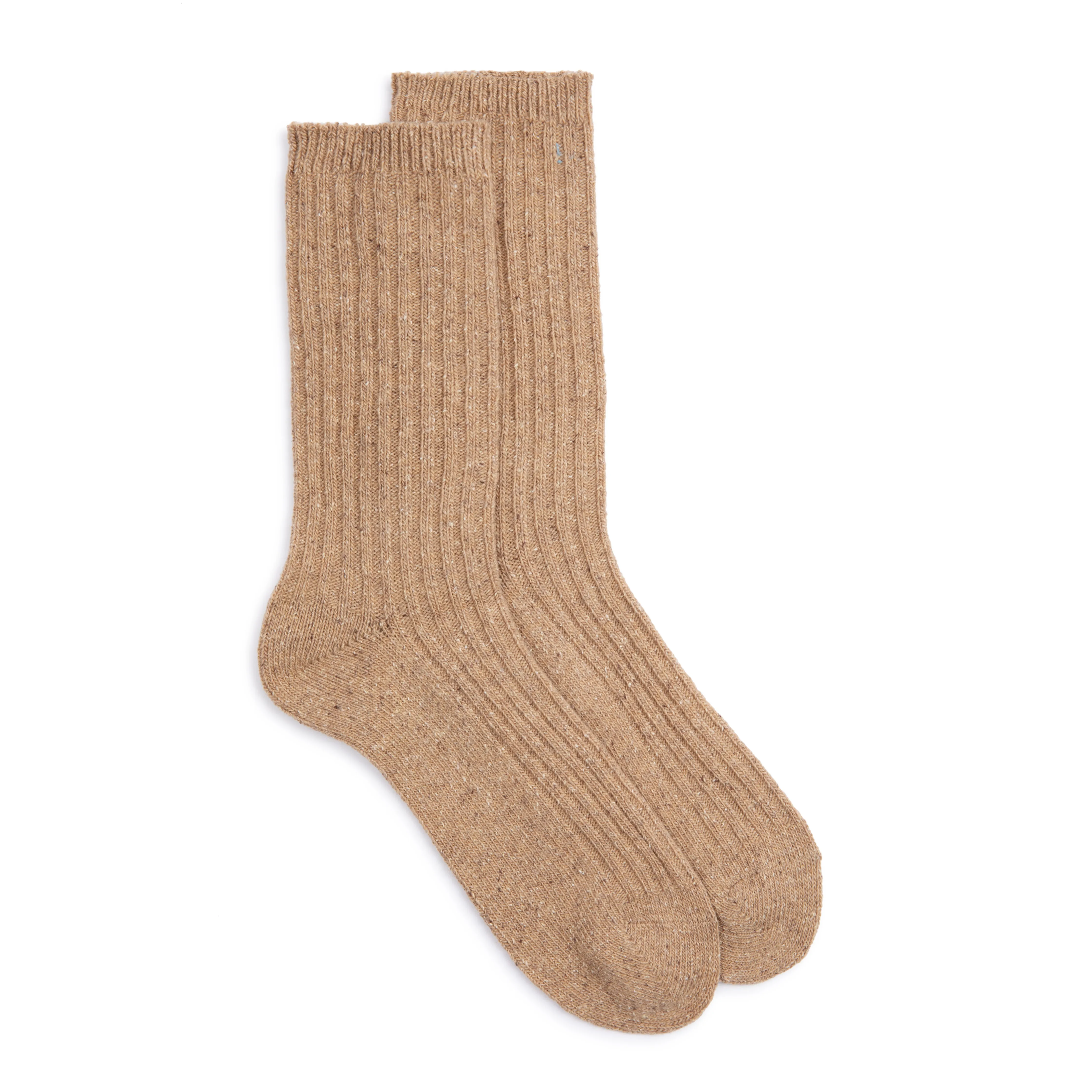 Lana Boot Socks: Camel