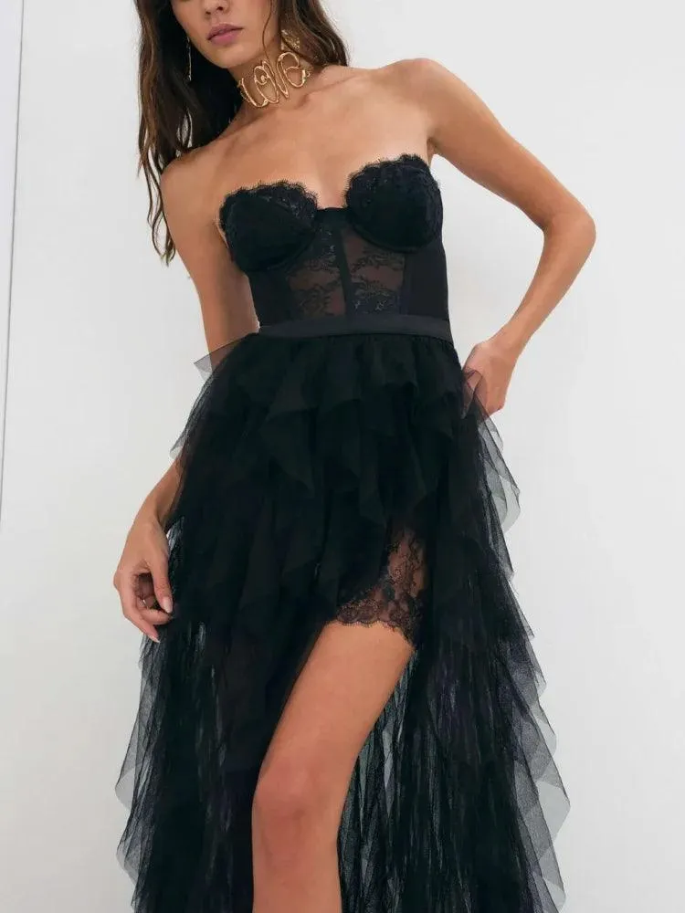 Lauren Lace and Tulle Dress