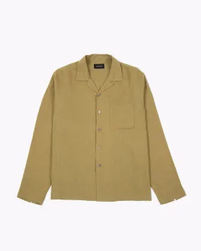 Linen LS Shirt - Olive