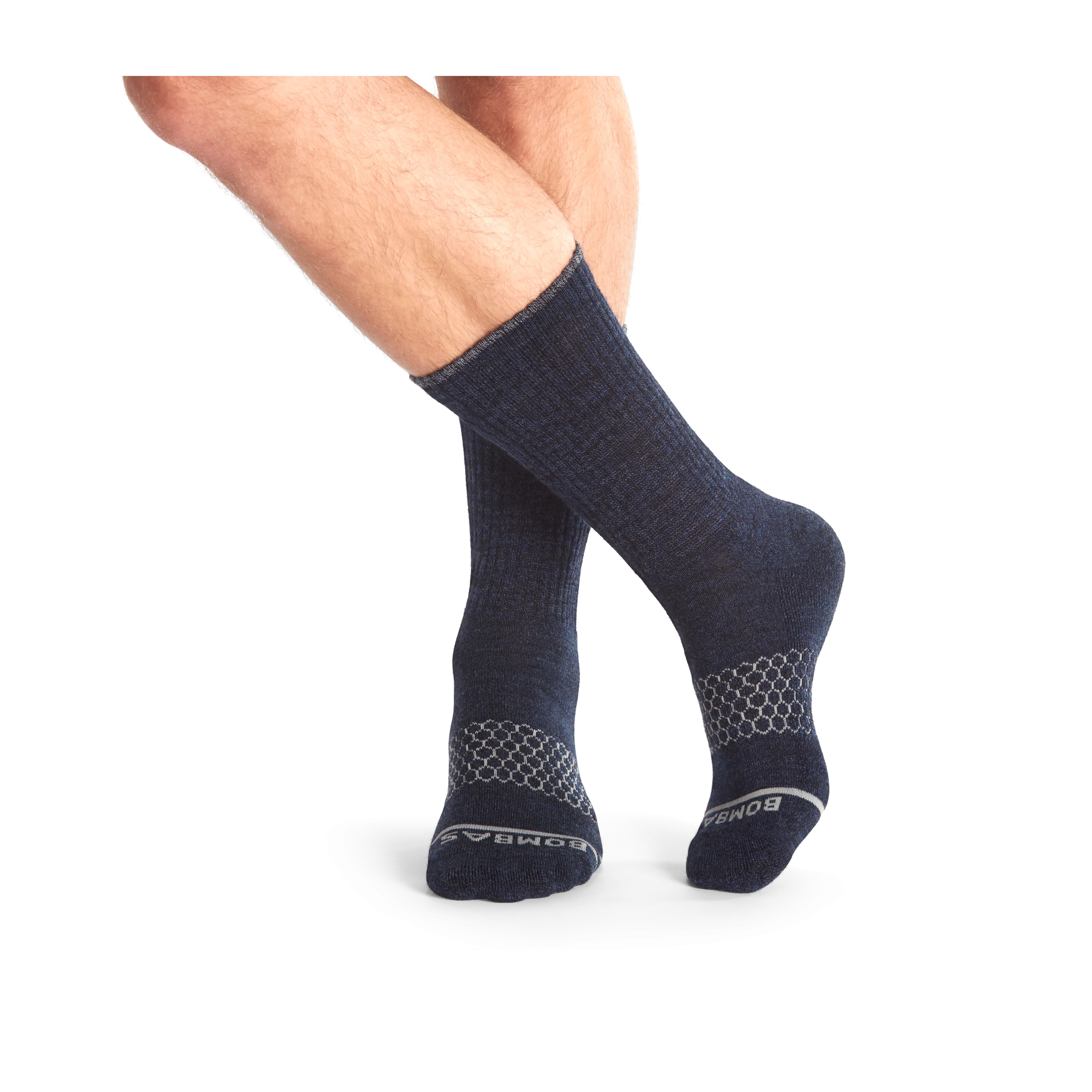 Men's Merino Wool Blend Calf Socks