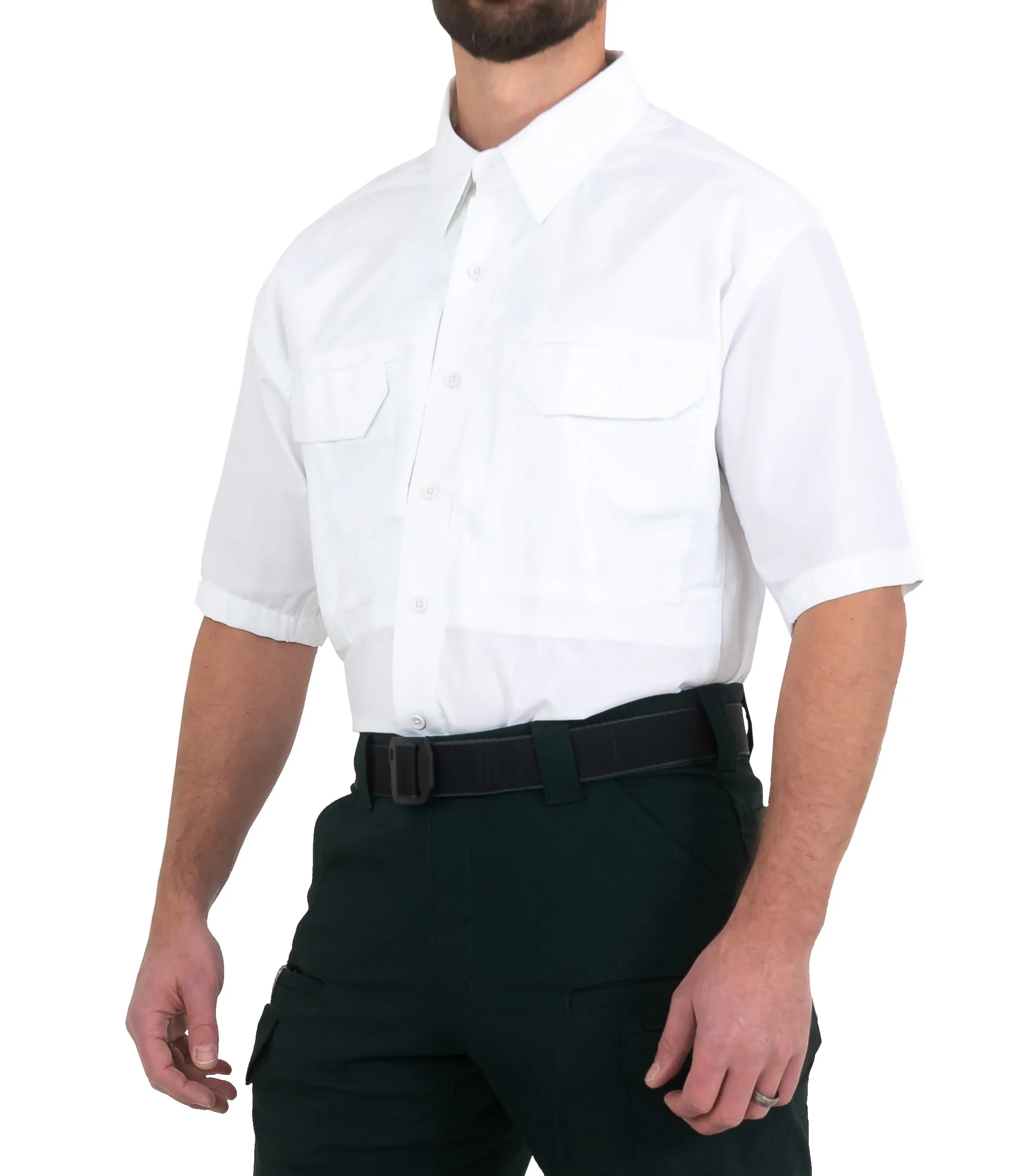 Men's V2 Tactical Short Sleeve Shirts / White