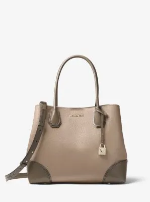 Mercer Gallery Medium Pebbled Leather Satchel