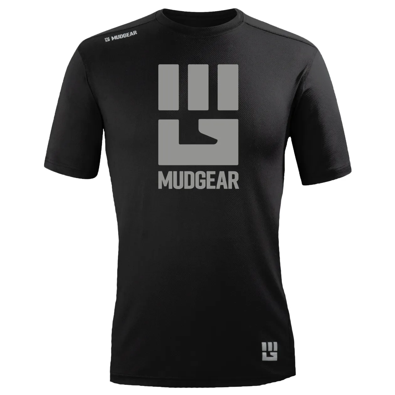 MudGear Performance Fist Logo Shirts - Gray (Made to Order DTF)