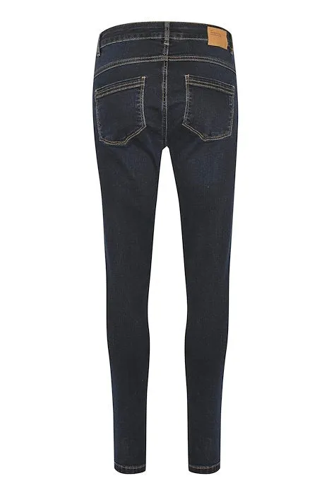 My Essential Wardrobe Celina Zip 101 Dark Wash Skinny Jean