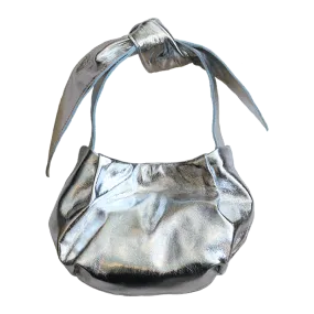 Natalie Mini Bag in Metallic Silver