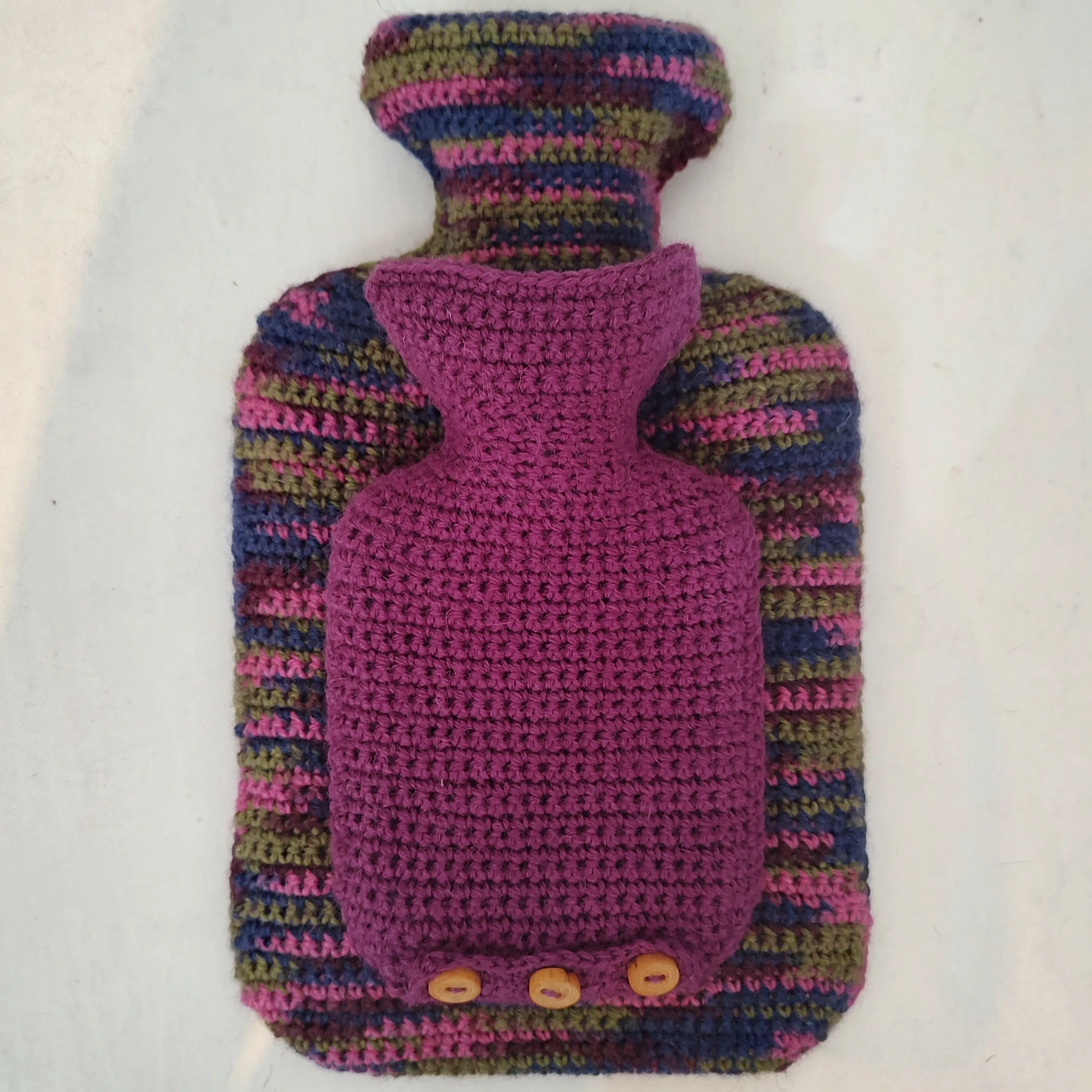 Next step crochet: Hot Water Bottle Cover