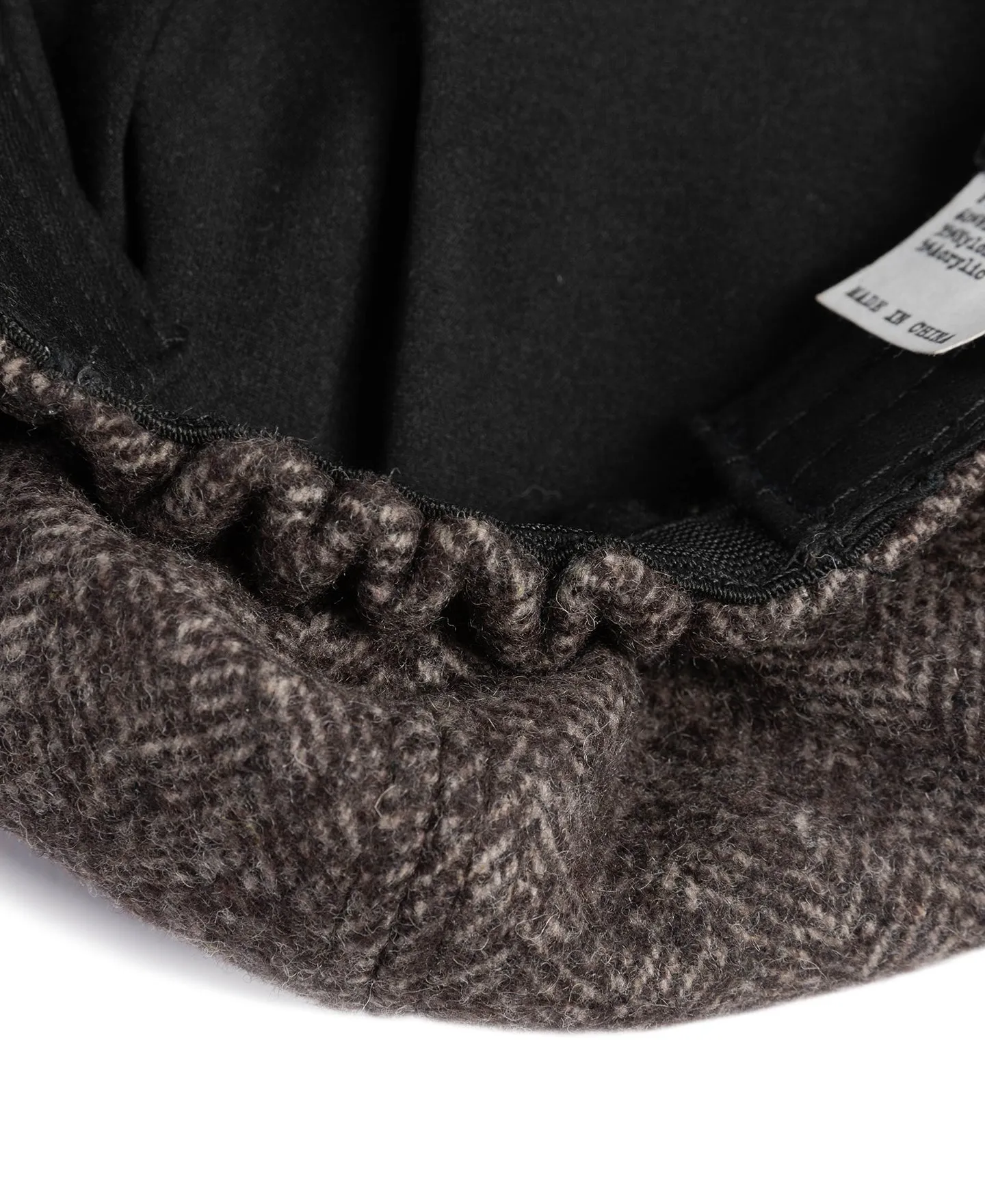 Old Time Herringbone Wool Newsboy Cap