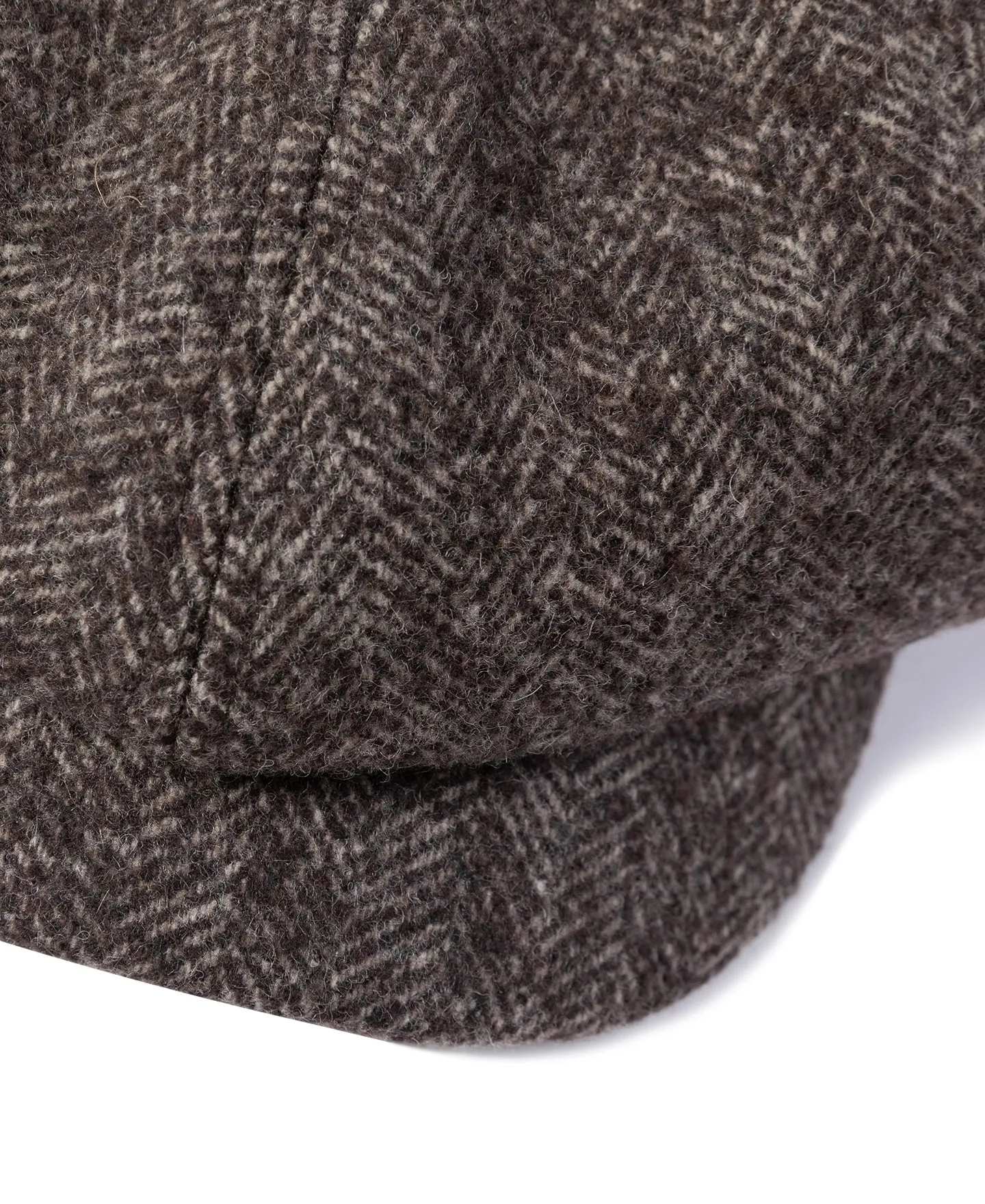 Old Time Herringbone Wool Newsboy Cap