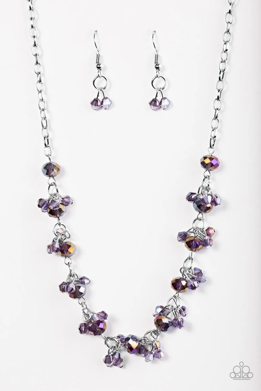 Paparazzi Accessories  - Leading STARLIGHT  #L121 - Purple Necklace