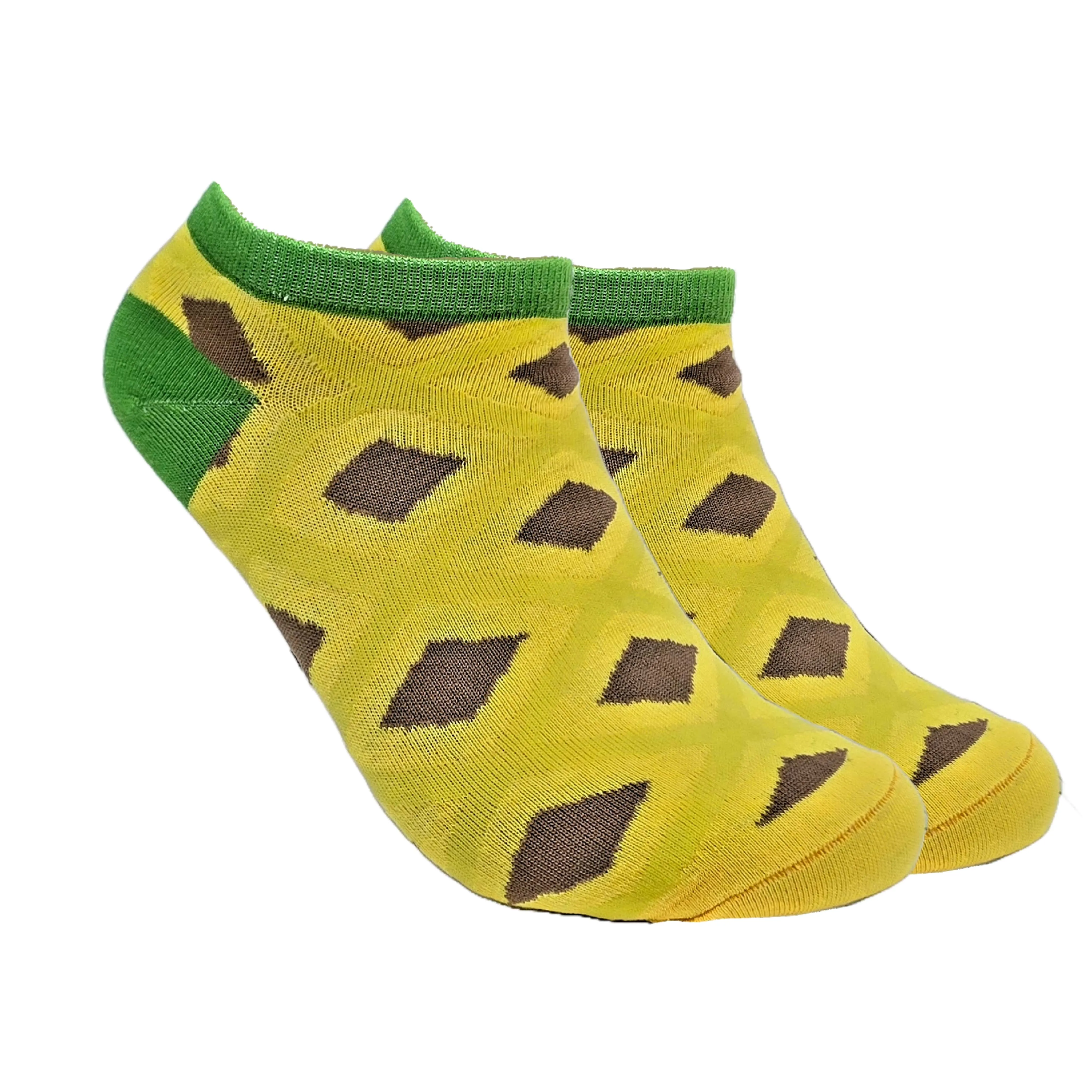 Pineapple Patterned Ankle Socks (Adult Medium - Women's Shoe Sizes 5-10)