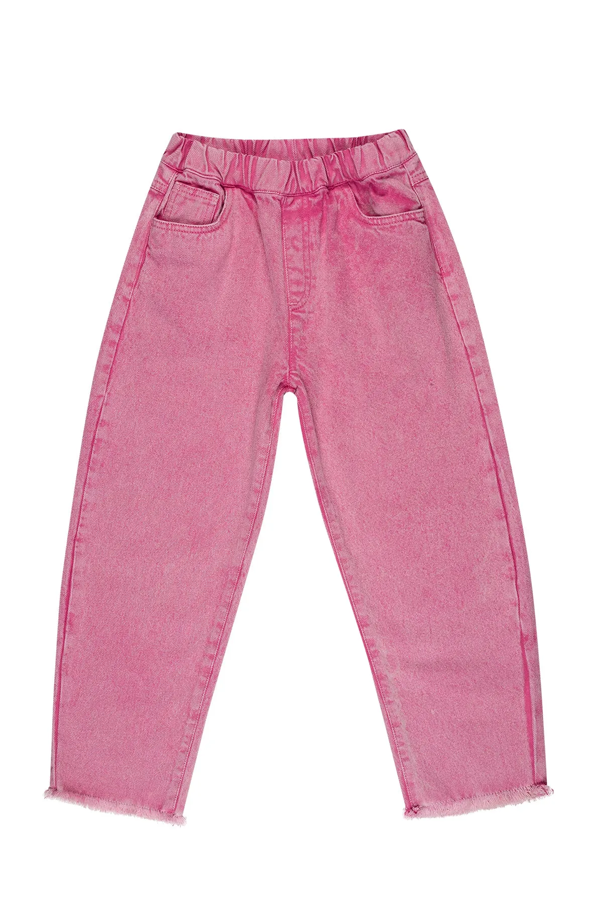 PINK BAGGY TROUSERS