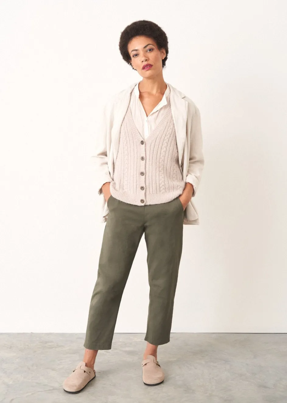 PRU MIDWEIGHT COTTON TROUSER - KHAKI