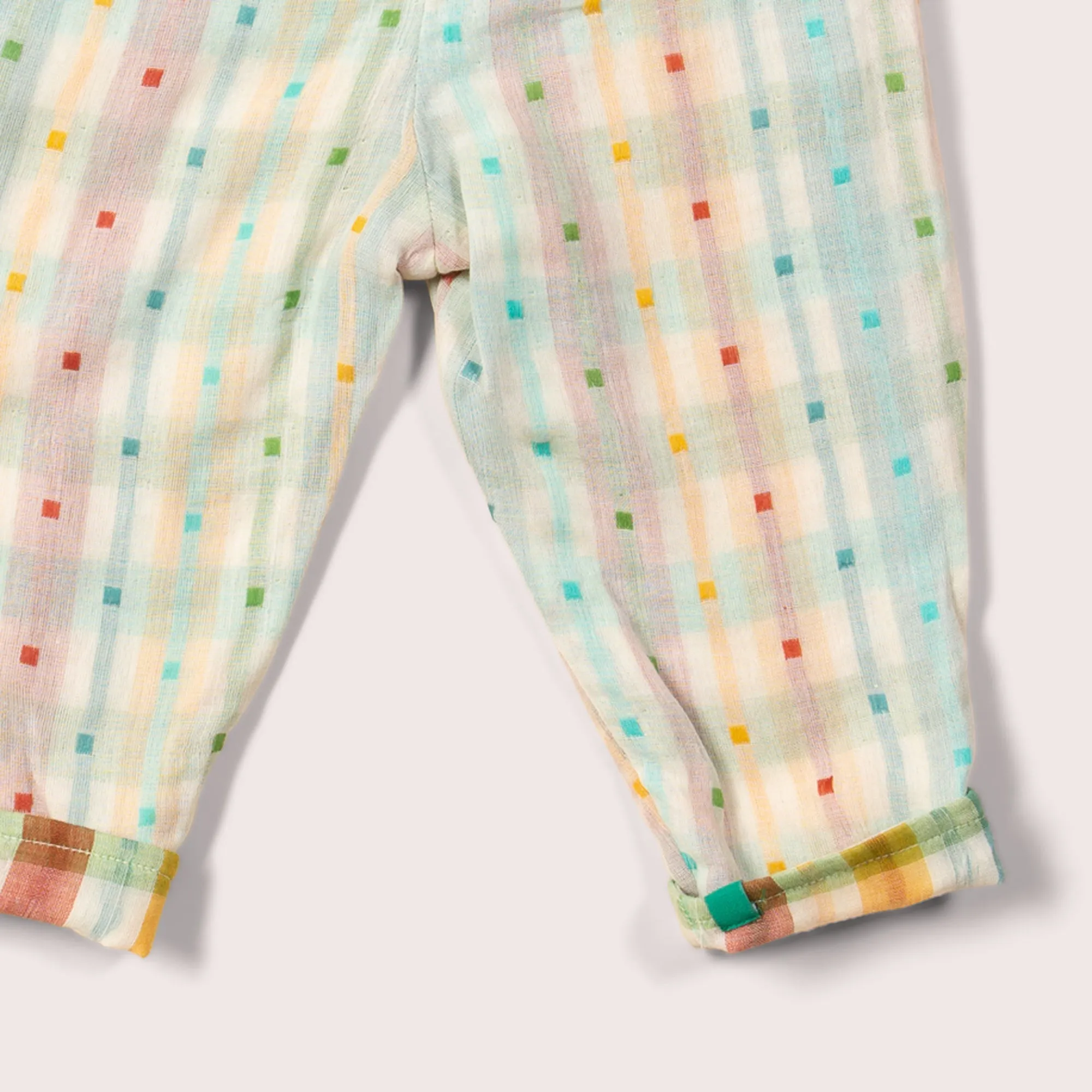 Rainbow Double Cloth Reversible Pull On Trousers