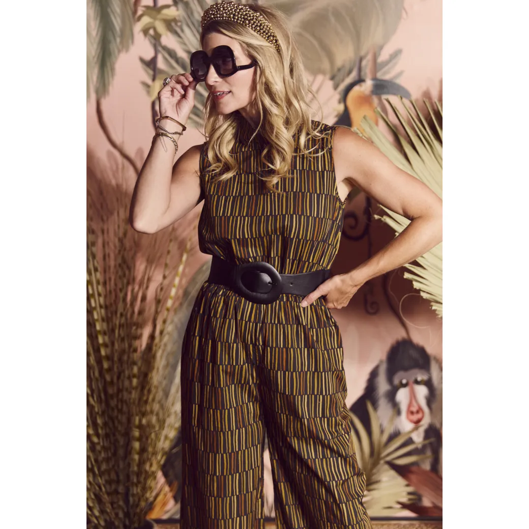 SAMPLE - Mod Jumpsuit - Black Matchstick