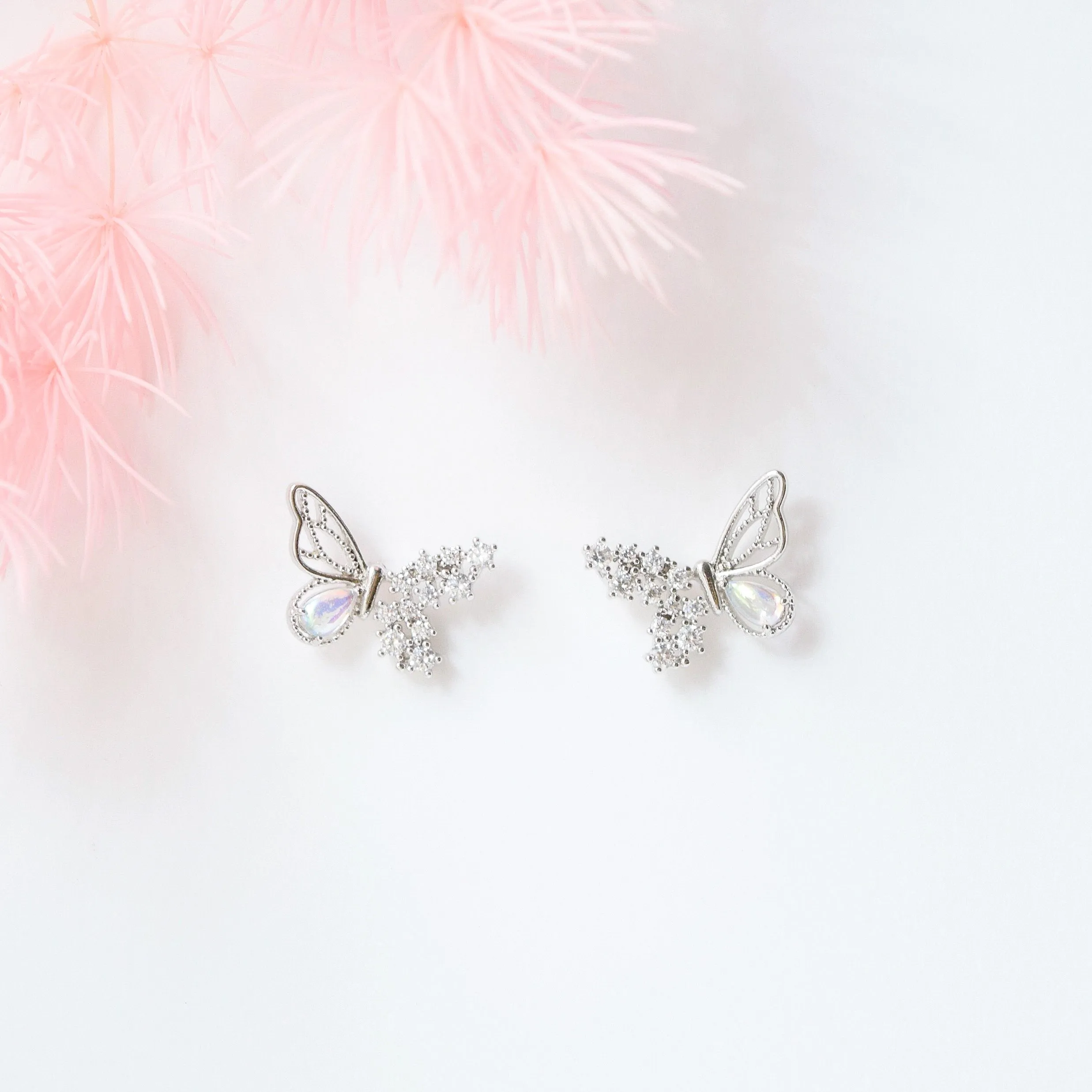 Silver Chrysalis Earrings