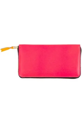 Super Fluo Long Zip Around Wallet