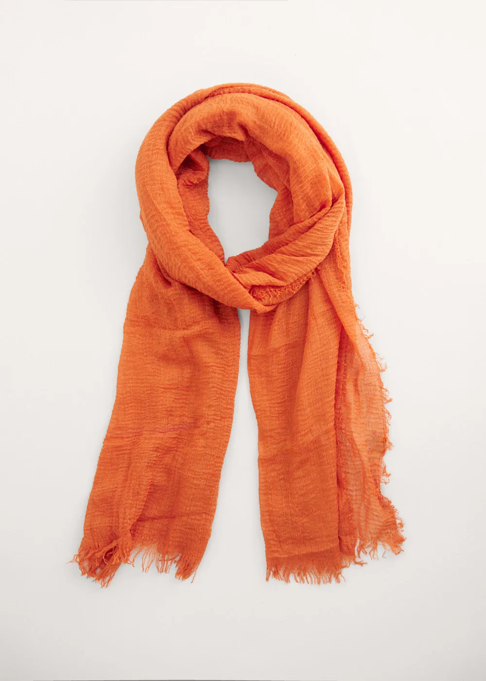 SYNTHIA SOFT SCARF - TERRACOTTA