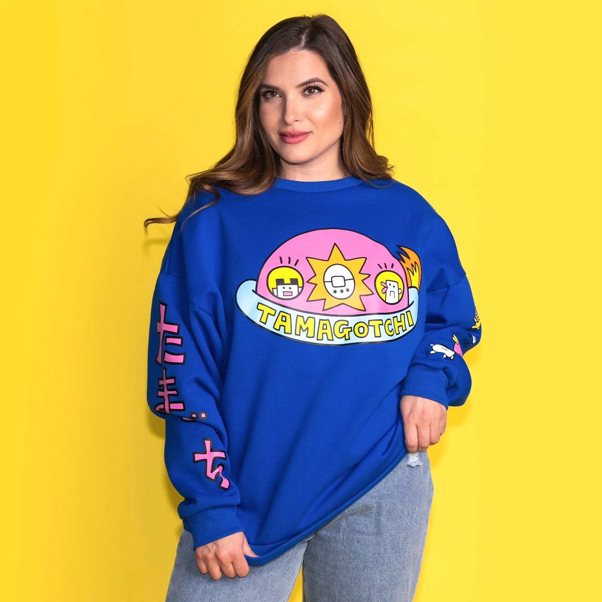 Tamagotchi Drop Sleeve Sweater