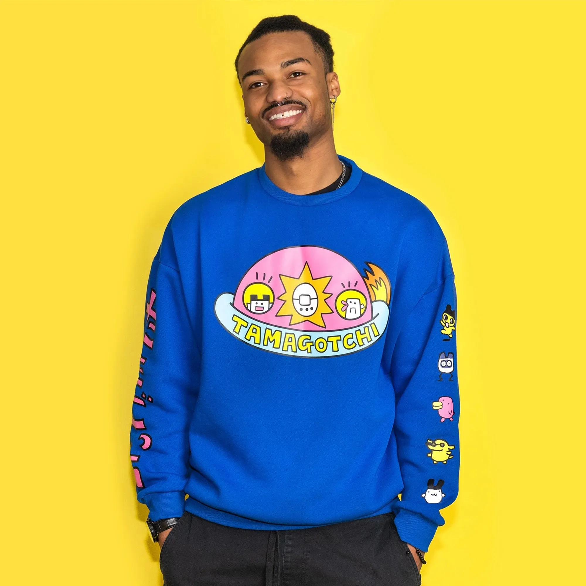 Tamagotchi Drop Sleeve Sweater