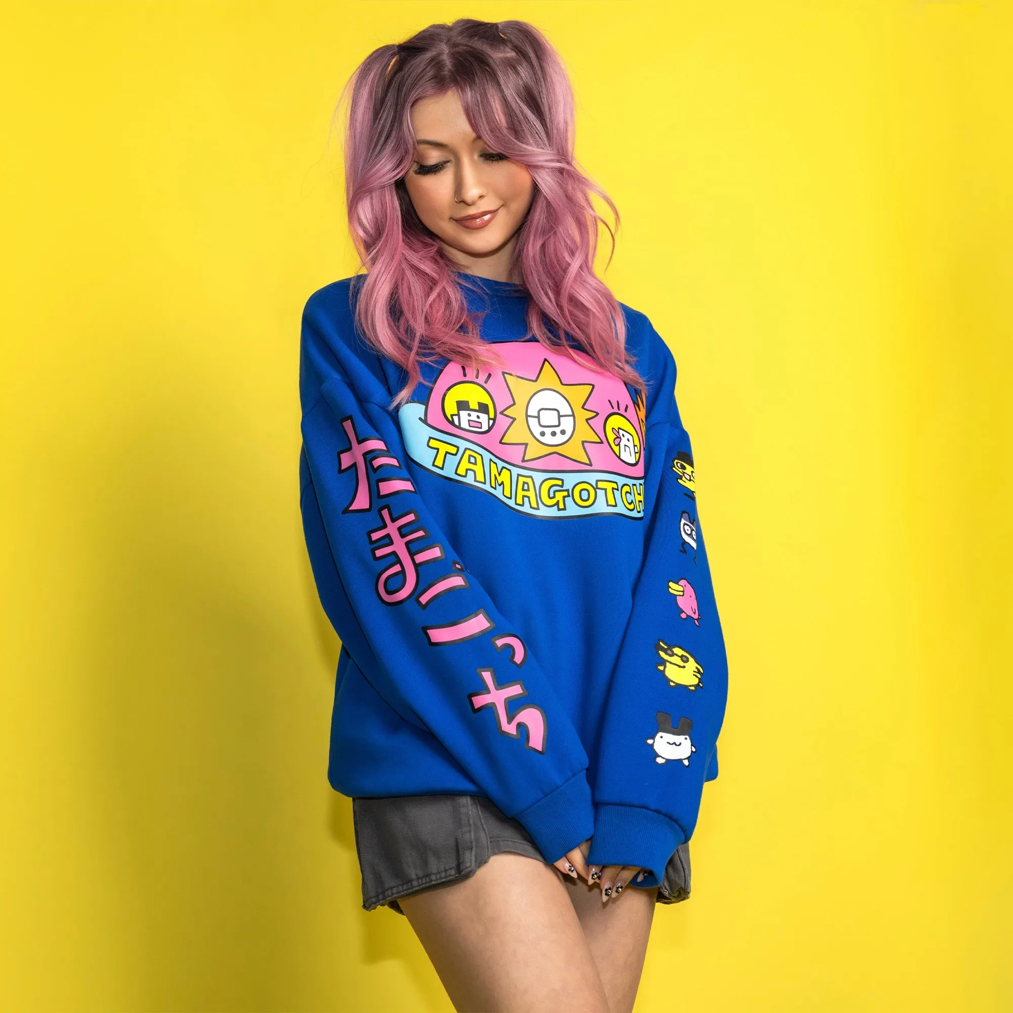 Tamagotchi Drop Sleeve Sweater