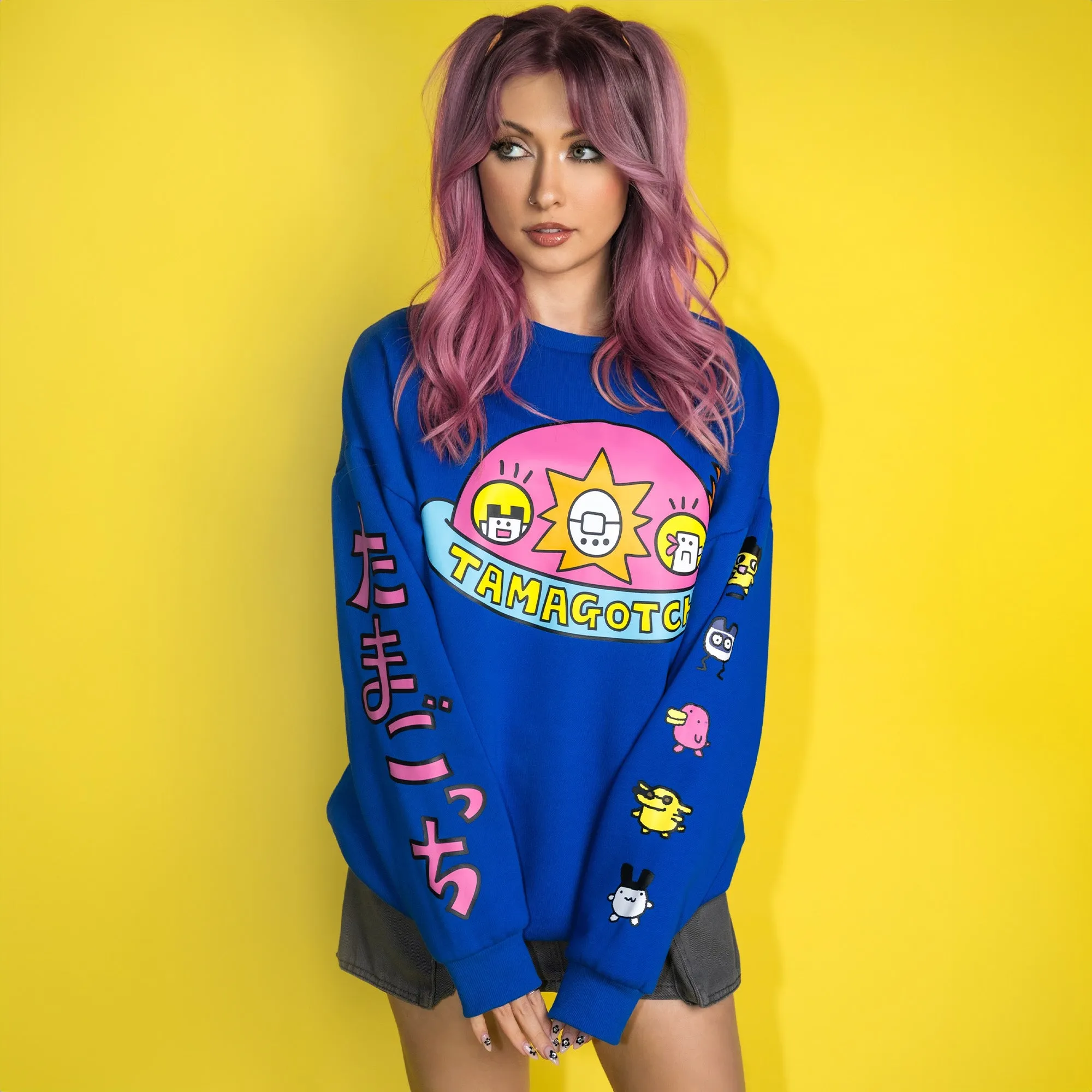 Tamagotchi Drop Sleeve Sweater