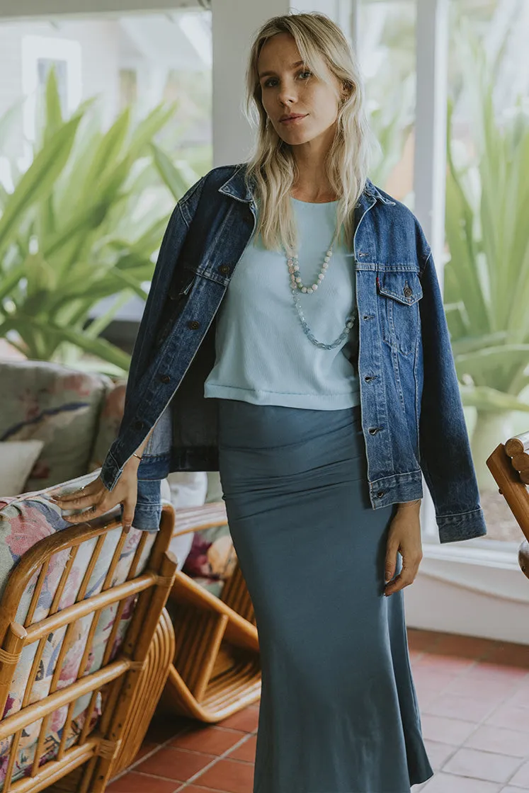 Teal Mermaid Skirt