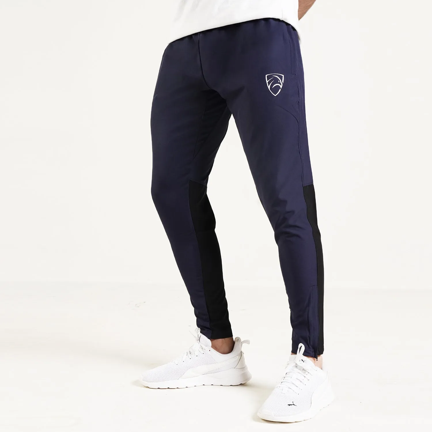 The Perfect Navy And Black Contrast Fitted Bottoms