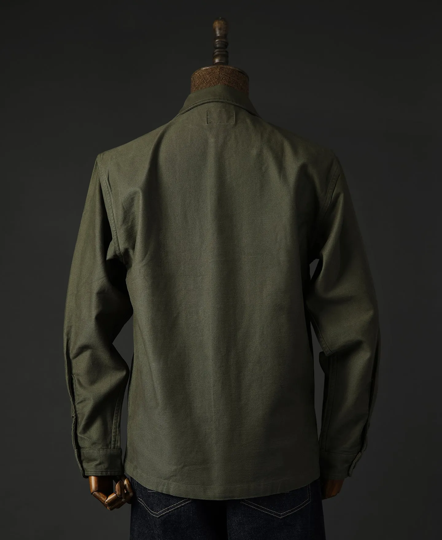 Vietnam War US Army OG107 Fatigue Utility Shirt - Plain