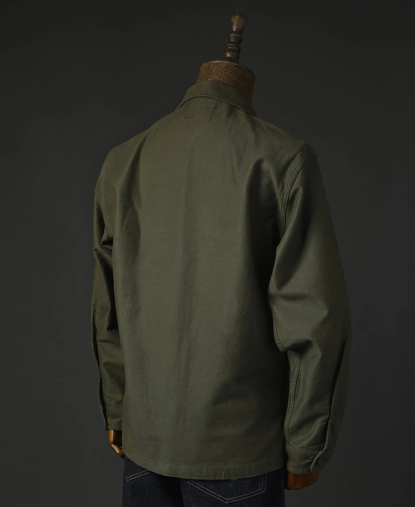 Vietnam War US Army OG107 Fatigue Utility Shirt - Plain