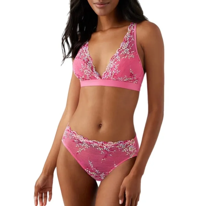 Wacoal Embrace Lace Bralette Hot Pink