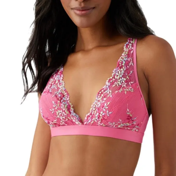 Wacoal Embrace Lace Bralette Hot Pink