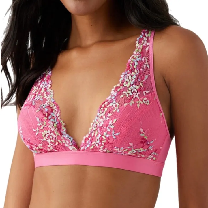 Wacoal Embrace Lace Bralette Hot Pink