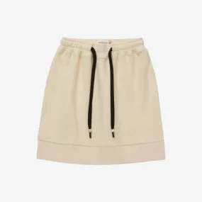 womens honor the gift terry skirt (bone)